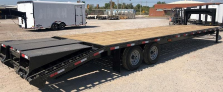 New 2025 Road Boss 25' Tandem Axle Gooseneck Equipment Trailer