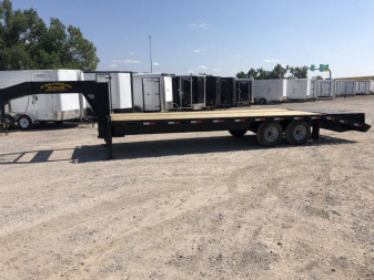 New 2025 Road Boss 25' Tandem Axle Gooseneck Equipment Trailer
