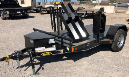 New 2024 East Texas Trailers 5x10 Single Axle Welding Utility Trailer