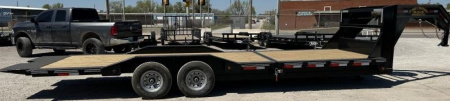 New 2025 East Texas Trailers 102" x 24' Gooseneck Lowstyle Tilt Tilt Trailer