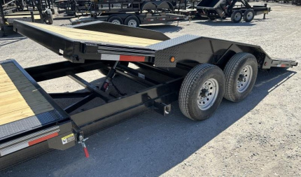 New 2025 East Texas Trailers 102" x 24' Gooseneck Lowstyle Tilt Tilt Trailer