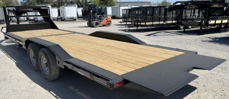 New 2025 East Texas Trailers 102" x 24' Gooseneck Lowstyle Tilt Tilt Trailer