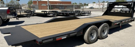 New 2025 East Texas Trailers 102" x 24' Gooseneck Lowstyle Tilt Tilt Trailer
