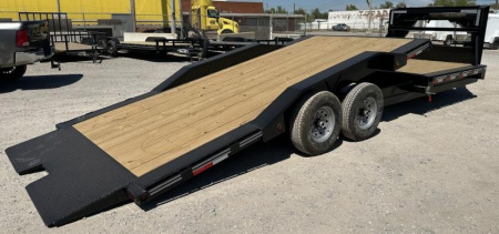 New 2025 East Texas Trailers 102" x 24' Gooseneck Lowstyle Tilt Tilt Trailer