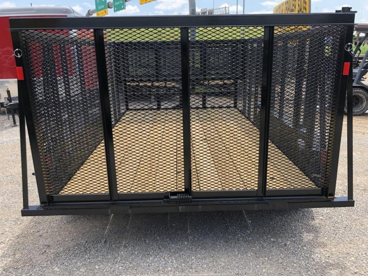 New 2025 Road Boss 83"x12' Tandem Axle Landscape 4' Sides Landscape Trailer