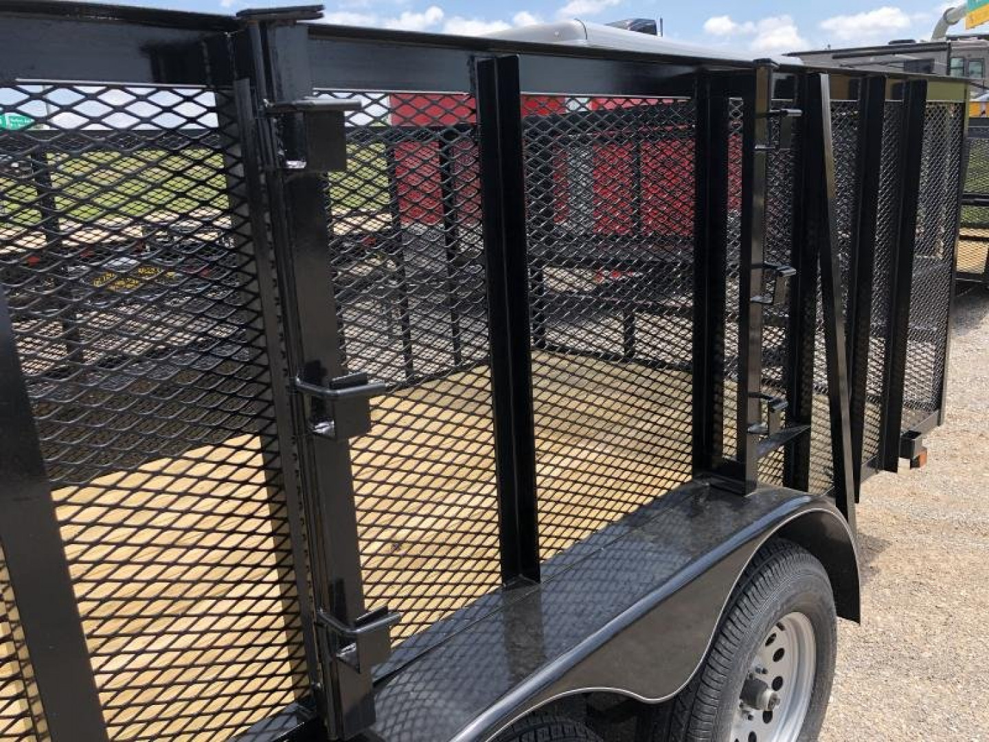 New 2025 Road Boss 83"x12' Tandem Axle Landscape 4' Sides Landscape Trailer