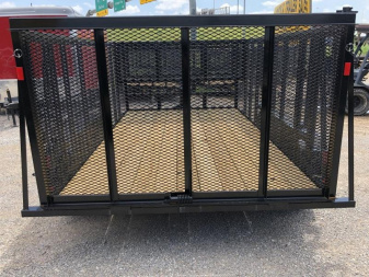 New 2025 Road Boss 83"x12' Tandem Axle Landscape 4' Sides Landscape Trailer