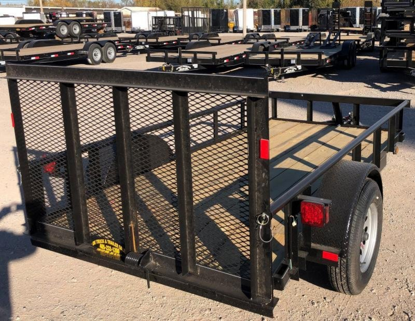 New 2025 Road Boss 5x10 Single Axle Utility Trailer with Gate
