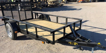 New 2025 Road Boss 5x10 Single Axle Utility Trailer with Gate