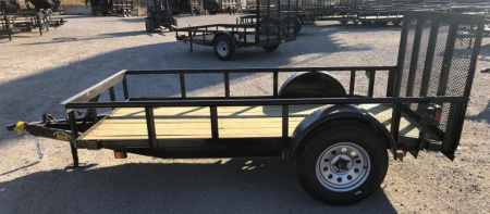 New 2025 Road Boss 5x10 Single Axle Utility Trailer with Gate