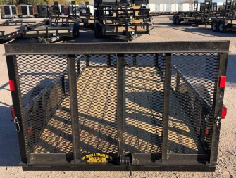 New 2025 Road Boss 5x10 Single Axle Utility Trailer with Gate