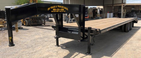 New 2025 Road Boss 32' TDGN Combo Equipment Trailer