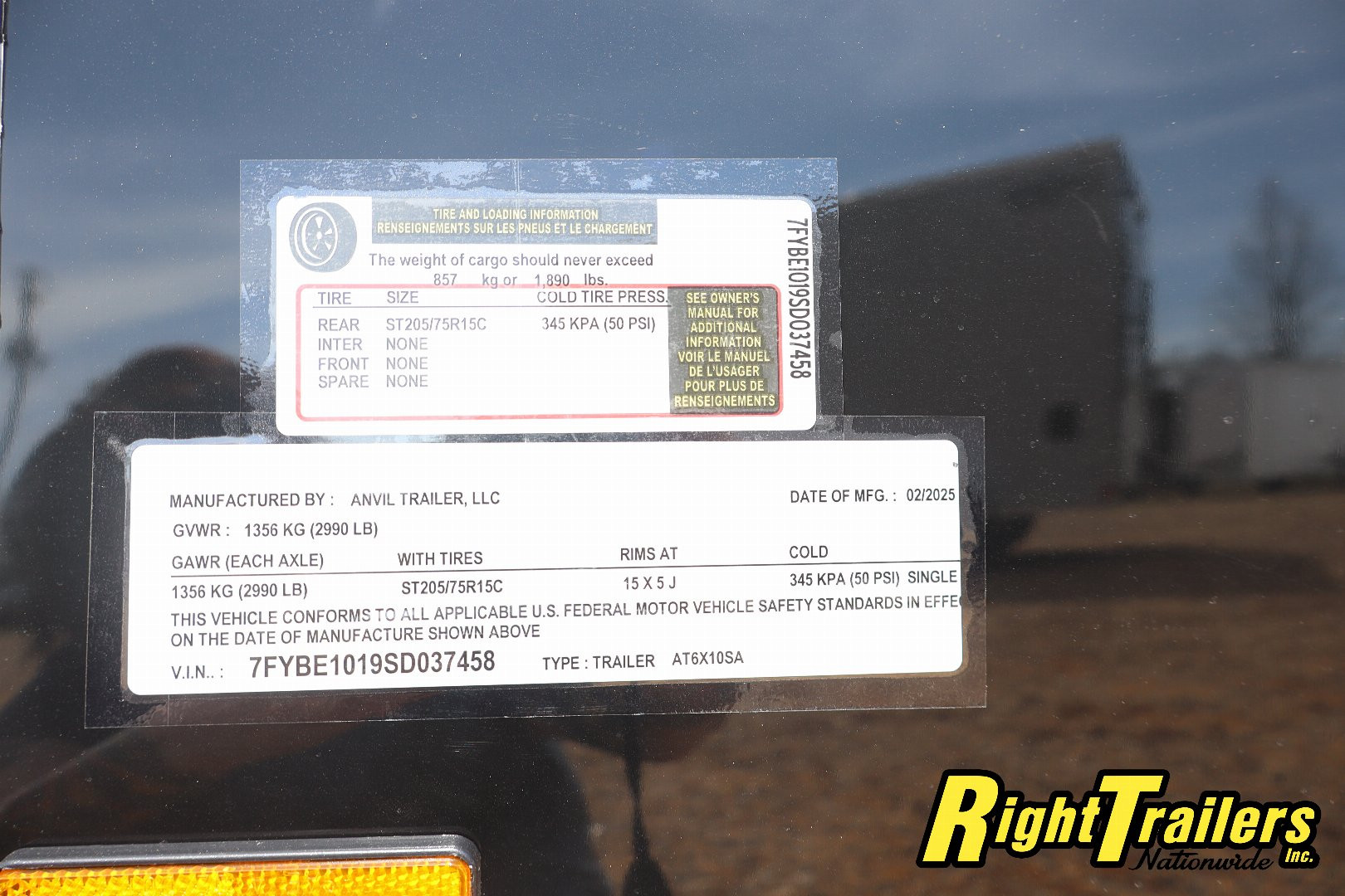 New 2025 6X10 Anvil Cargo Trailer