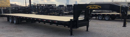 New 2025 Road Boss 40' Tandem Dual Gooseneck Flatbed Trailer