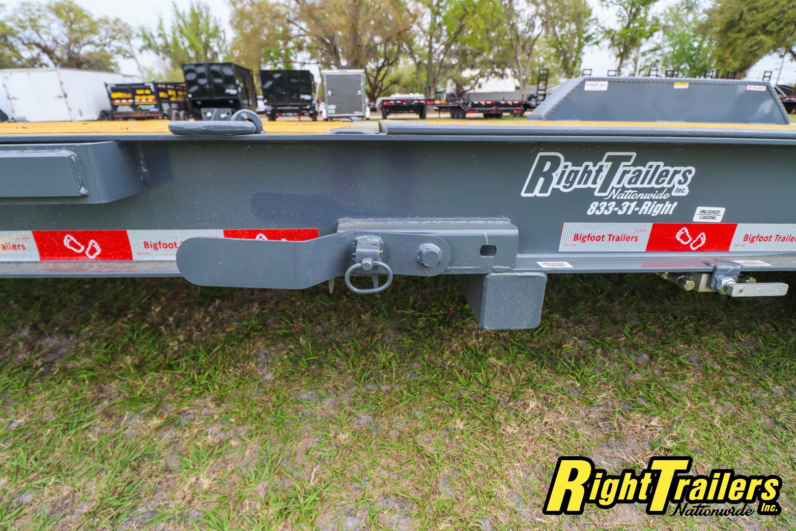 New 2025 7X24 Bigfoot EQUIPMENT TRAILER Tilt Trailer