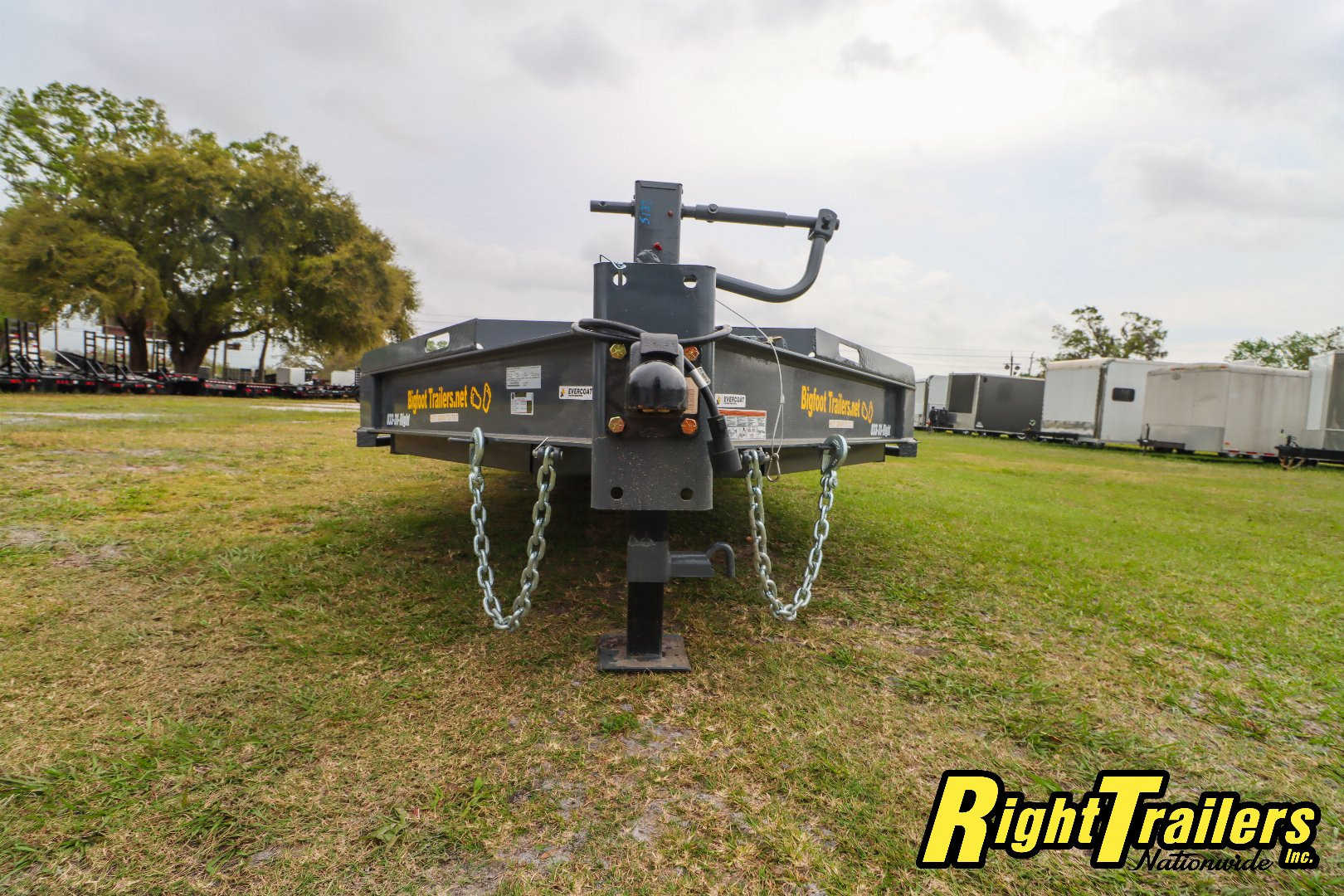 New 2025 7X24 Bigfoot EQUIPMENT TRAILER Tilt Trailer