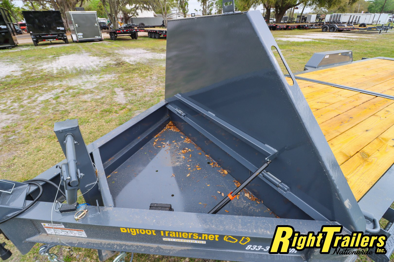 New 2025 7X24 Bigfoot EQUIPMENT TRAILER Tilt Trailer