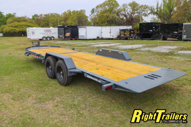 New 2025 7X24 Bigfoot EQUIPMENT TRAILER Tilt Trailer
