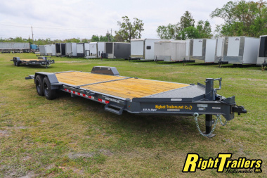 New 2025 7X24 Bigfoot EQUIPMENT TRAILER Tilt Trailer