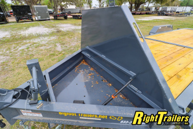 New 2025 7X24 Bigfoot EQUIPMENT TRAILER Tilt Trailer