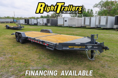 New 2025 7X24 Bigfoot EQUIPMENT TRAILER Tilt Trailer