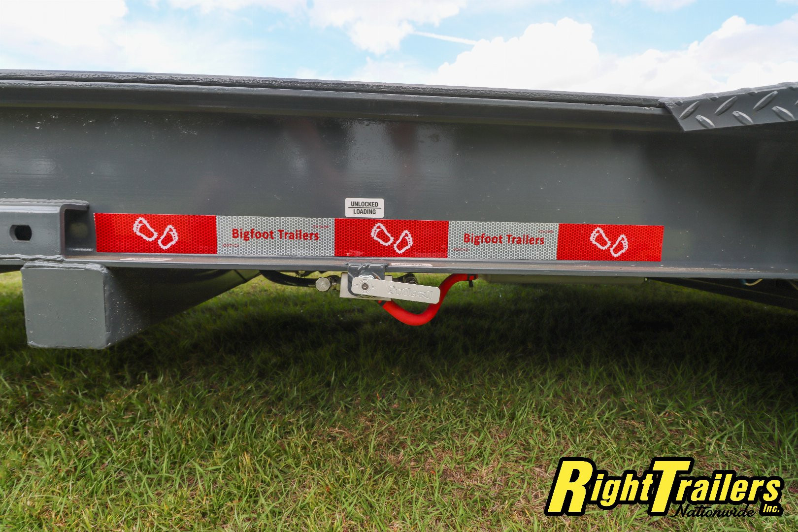 New 2025 7X22 Bigfoot EQUIPMENT TRAILER Tilt Trailer