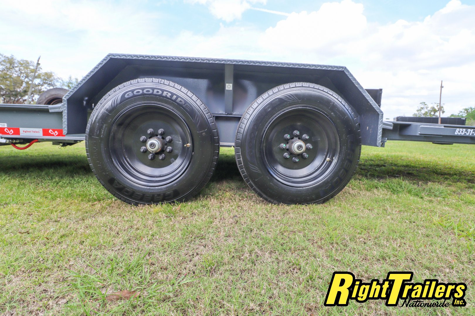 New 2025 7X22 Bigfoot EQUIPMENT TRAILER Tilt Trailer