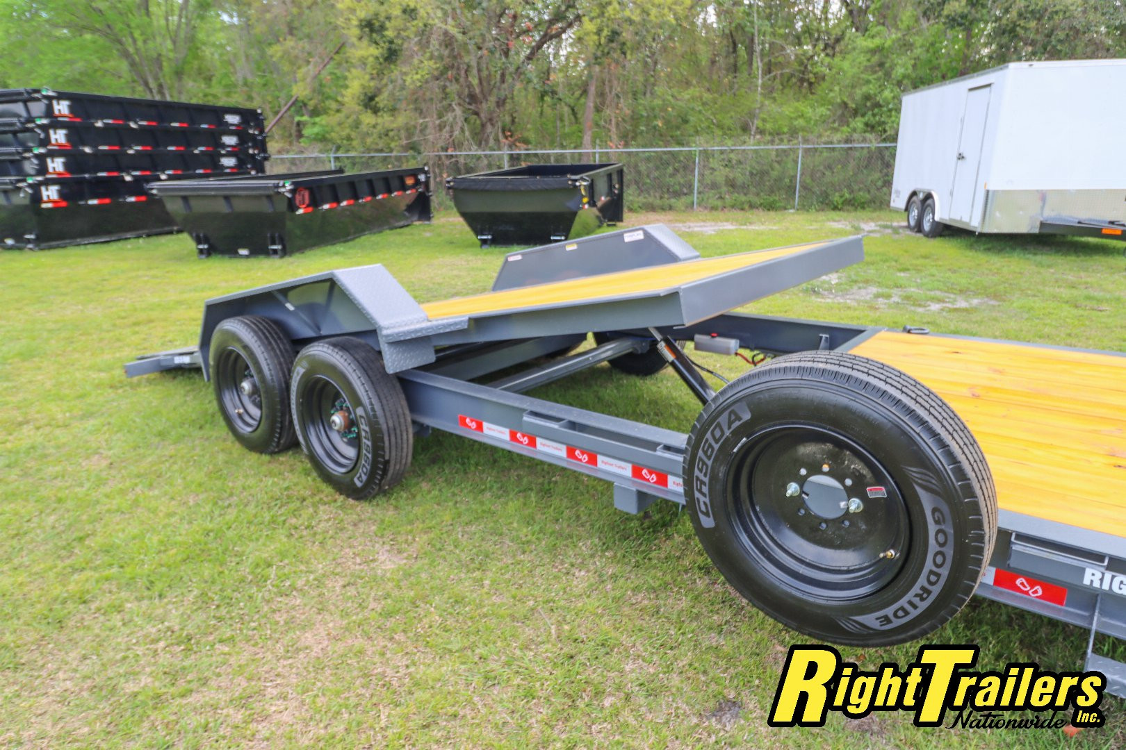 New 2025 7X22 Bigfoot EQUIPMENT TRAILER Tilt Trailer