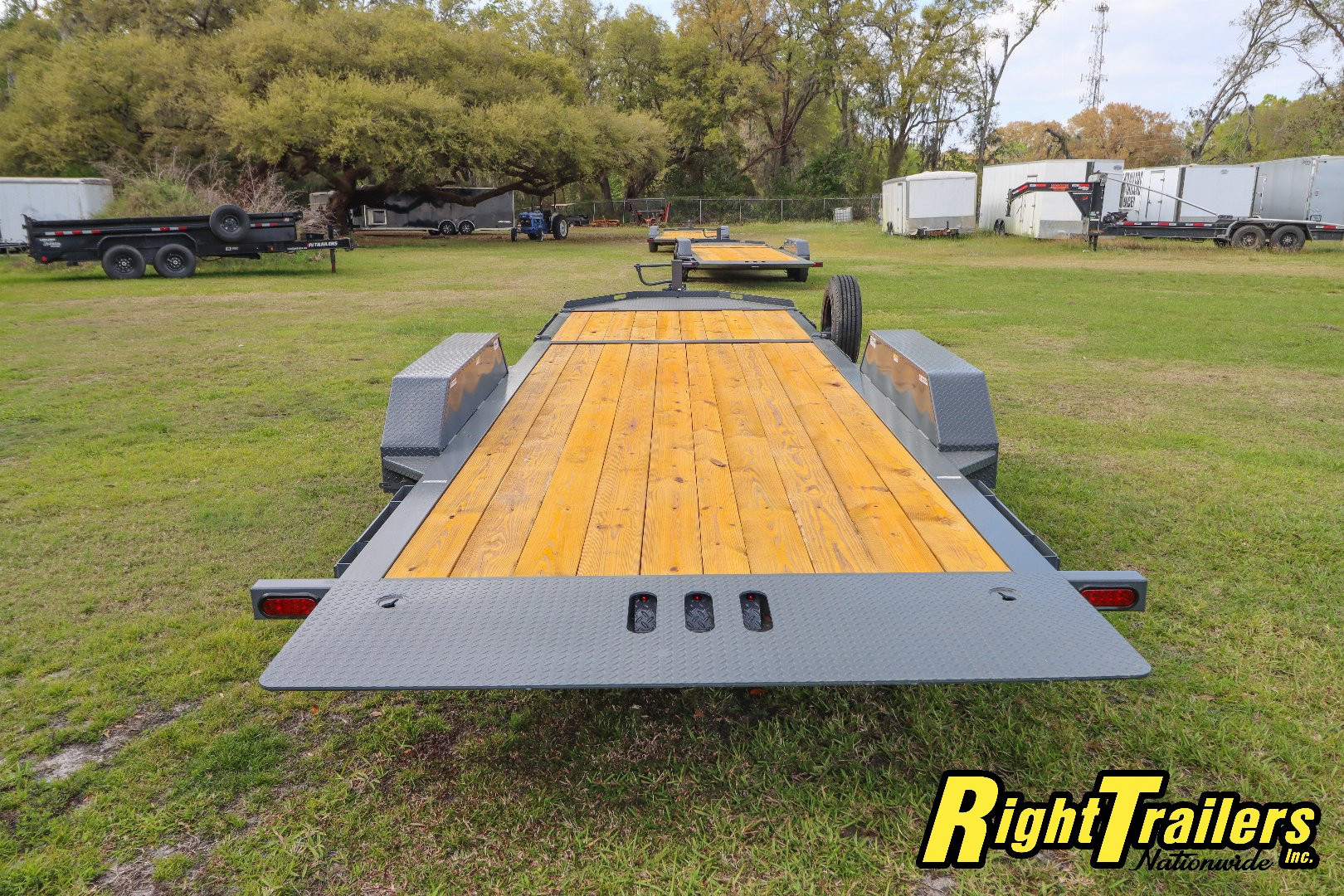 New 2025 7X22 Bigfoot EQUIPMENT TRAILER Tilt Trailer