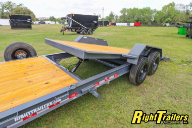 New 2025 7X22 Bigfoot EQUIPMENT TRAILER Tilt Trailer