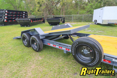 New 2025 7X22 Bigfoot EQUIPMENT TRAILER Tilt Trailer