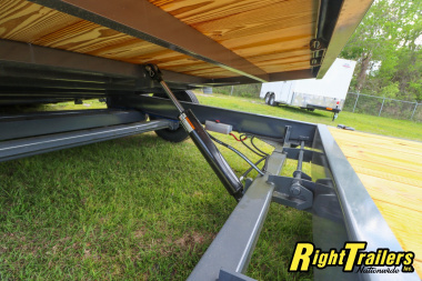 New 2025 7X22 Bigfoot EQUIPMENT TRAILER Tilt Trailer