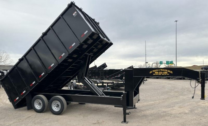 New 2025 Road Boss 102x16'Gooseneck Dump Trailer