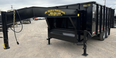 New 2025 Road Boss 102x16'Gooseneck Dump Trailer