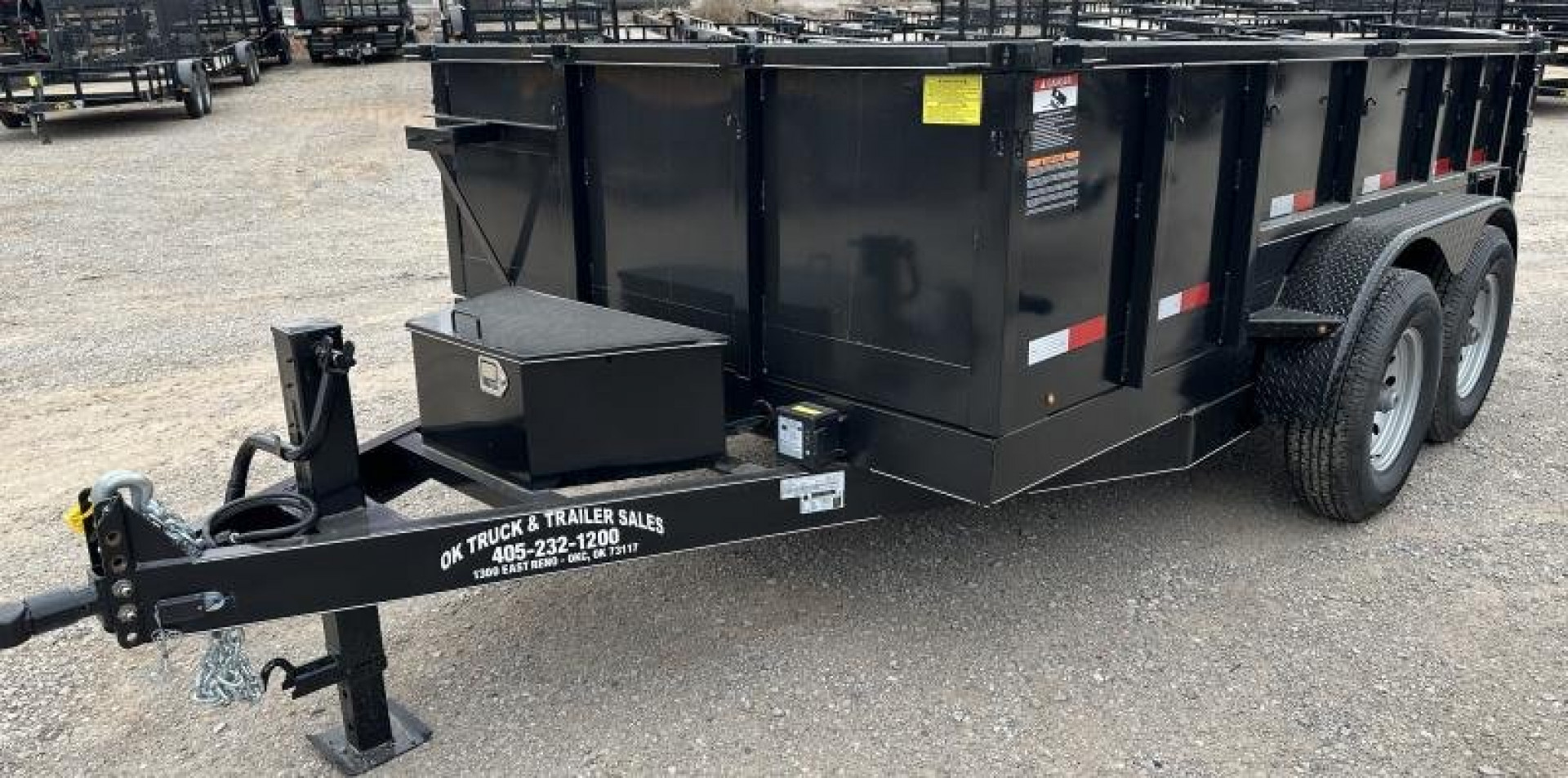 New 2023 Road Boss 83x12' Bumper Pull Dump Trailer
