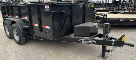 New 2023 Road Boss 83x12' Bumper Pull Dump Trailer