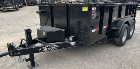 New 2023 Road Boss 83x12' Bumper Pull Dump Trailer