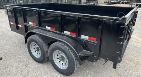 New 2023 Road Boss 83x12' Bumper Pull Dump Trailer
