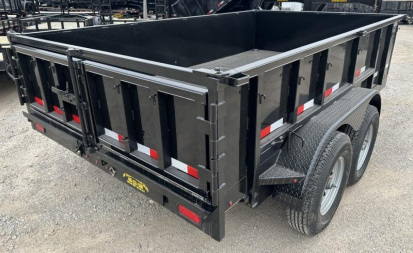 New 2023 Road Boss 83x12' Bumper Pull Dump Trailer