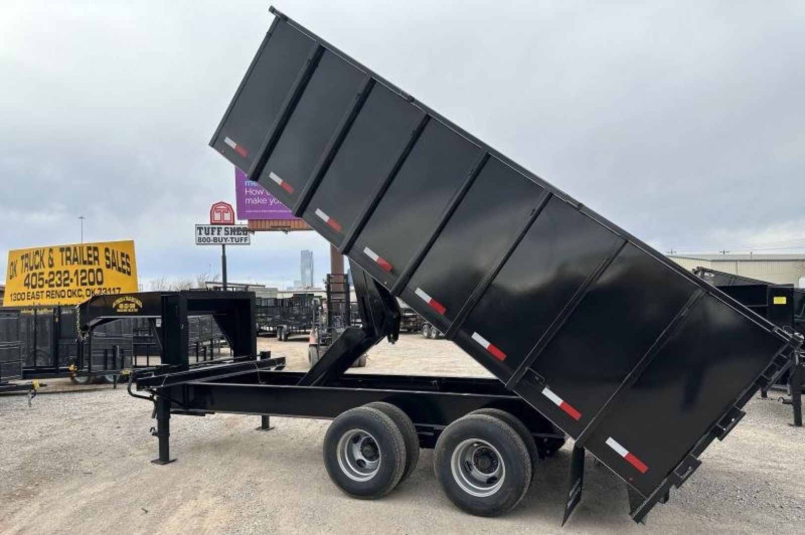 New 2025 Road Boss 102x16' Tandem Dual Gooseneck Dump Trailer