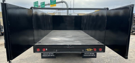 New 2025 Road Boss 102x16' Tandem Dual Gooseneck Dump Trailer
