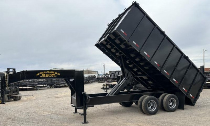 New 2025 Road Boss 102x16' Tandem Dual Gooseneck Dump Trailer