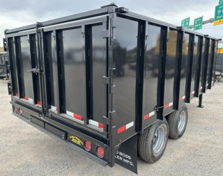 New 2025 Road Boss 102x16' Tandem Dual Gooseneck Dump Trailer