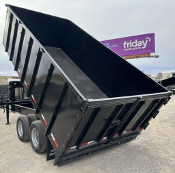 New 2025 Road Boss 102x16' Tandem Dual Gooseneck Dump Trailer