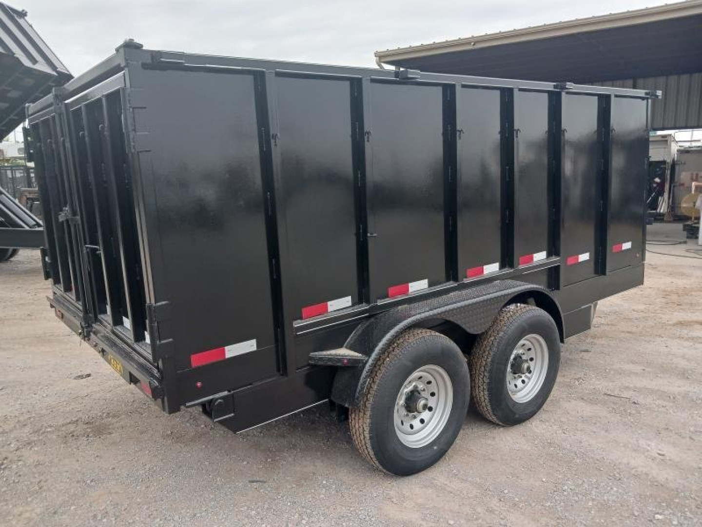 New 2025 Road Boss 83x14 Bumper Pull Dump Trailer " Roofers Special "