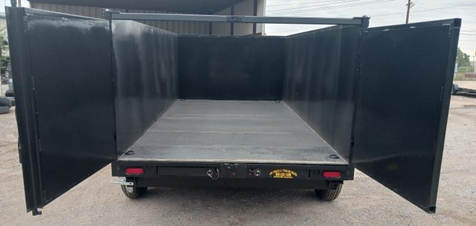 New 2025 Road Boss 83x14 Bumper Pull Dump Trailer " Roofers Special "