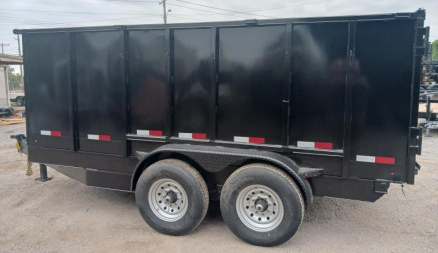 New 2025 Road Boss 83x14 Bumper Pull Dump Trailer " Roofers Special "