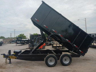 New 2025 Road Boss 83x14 Bumper Pull Dump Trailer " Roofers Special "