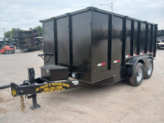 New 2025 Road Boss 83x14 Bumper Pull Dump Trailer " Roofers Special "