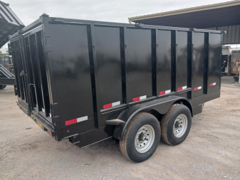 New 2025 Road Boss 83x14 Bumper Pull Dump Trailer " Roofers Special "